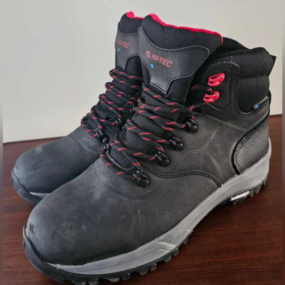 HI-TEC Altitude VII Mens Leather Waterproof Hiking Boots Michelin Grip Soles